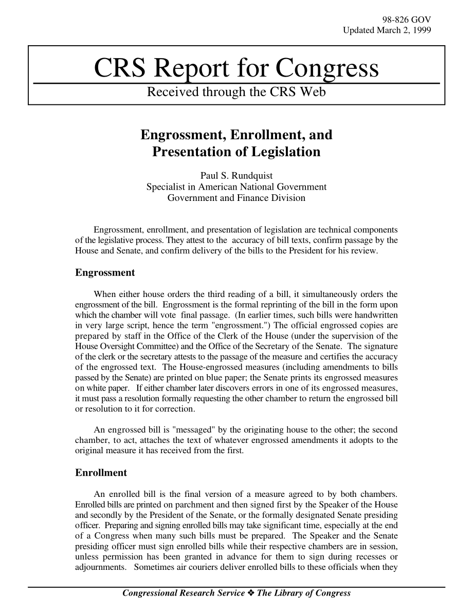 [19990302]98-826GOV_立法的参与、登记和呈现.pdf_第1页