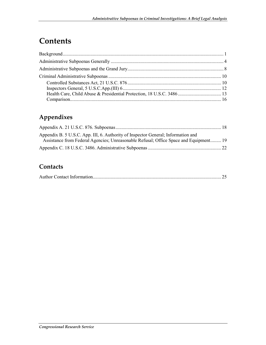 [20121219]RL33321_刑事调查中的行政传票：简要的法律分析.pdf_第3页