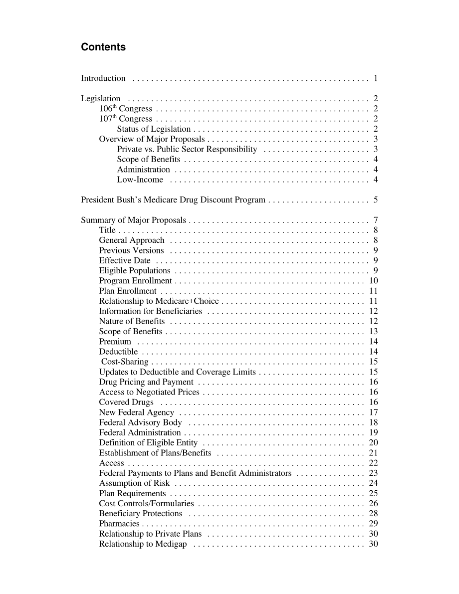 [20011030]RL31084_医疗保险：第107届国会处方药部分提案.pdf_第3页
