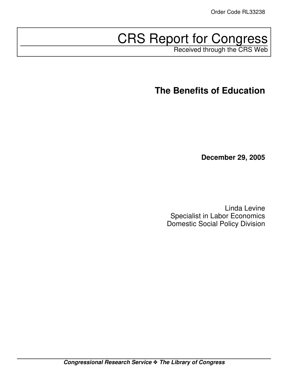 [20051229]RL33238_教育的益处.pdf_第1页