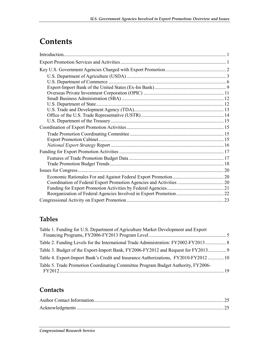 [20130131]R41495_参与出口促进的美国政府机构：国会概况和议题.pdf_第3页