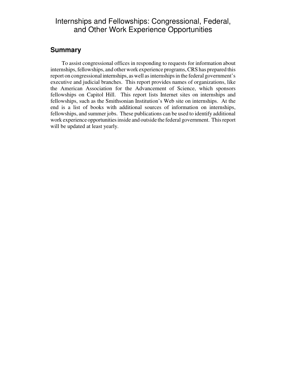 [20030128]98-654C_实习和研究金：国会、联邦和其他工作经验机会.pdf_第2页