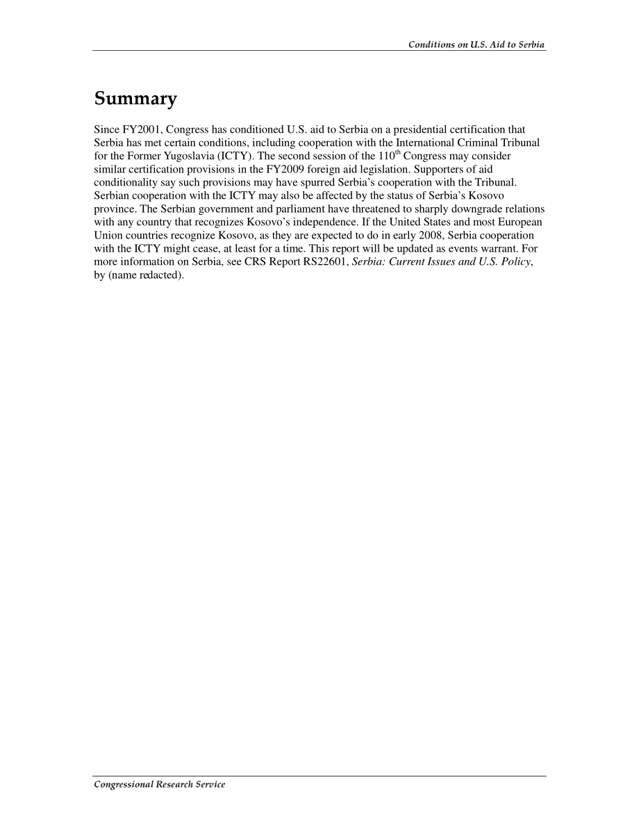 [20080107]RS21686_美国援助塞尔维亚的条件.pdf_第2页