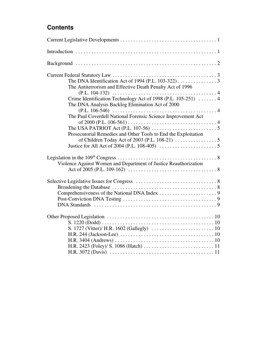 [20060119]RL32247_执法DNA检测：国会的立法问题.pdf_第3页