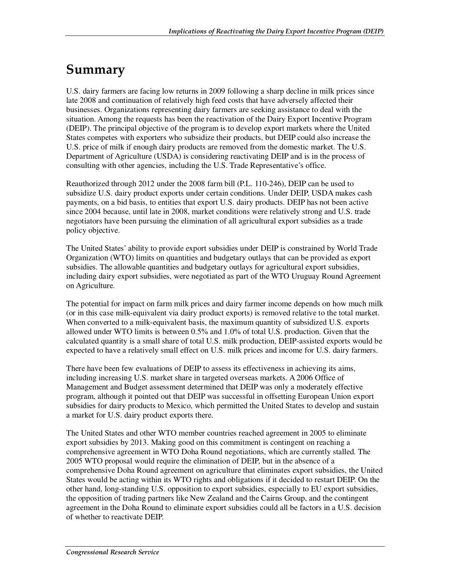 [20090518]R40584_重新启动乳制品出口激励计划（DEIP）的影响.pdf_第2页