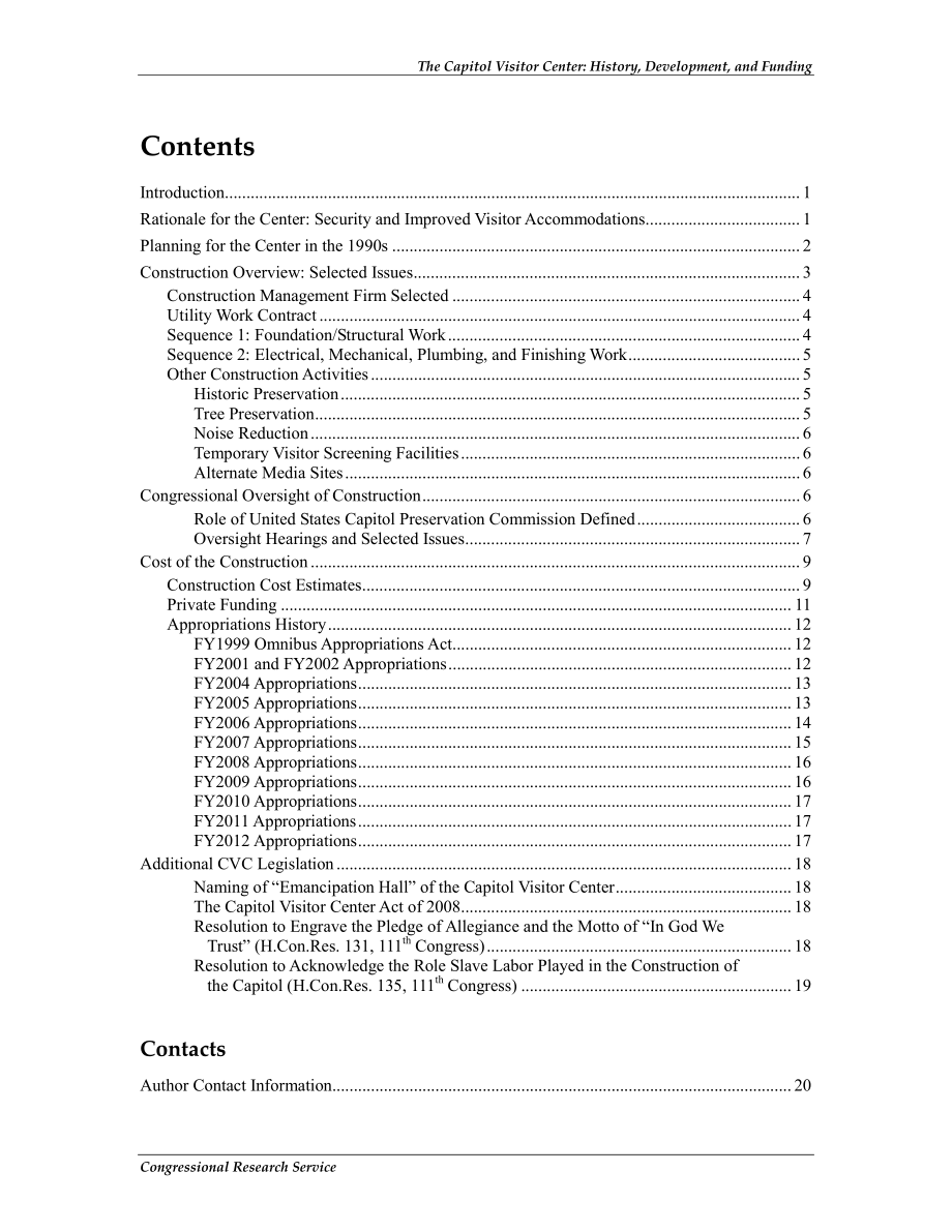 [20120308]R42397_国会大厦游客中心：历史、发展和资金.pdf_第3页