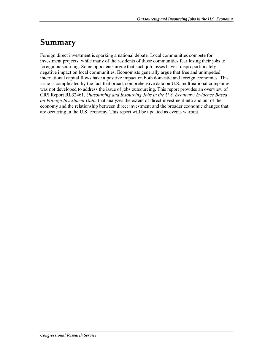 [20100415]RS21883_美国经济中的外包和内包工作：基于外国投资数据的证据概述.pdf_第2页