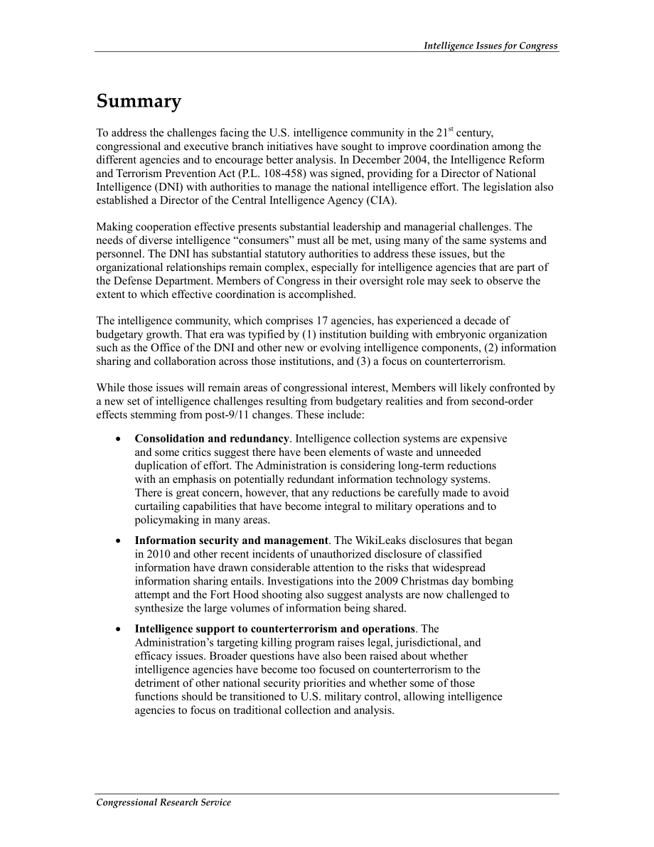 [20130423]RL33539_国会的情报问题.pdf_第2页