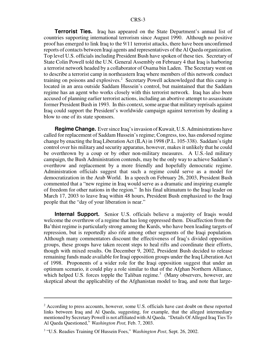 [20030331]RS21325_伊拉克：对军事行动的不同看法.pdf_第3页
