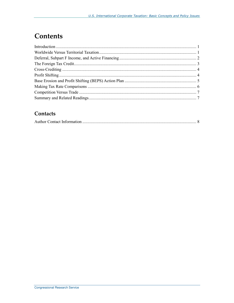 [20161221]R41852_美国国际公司税：基本概念和政策问题.pdf_第2页