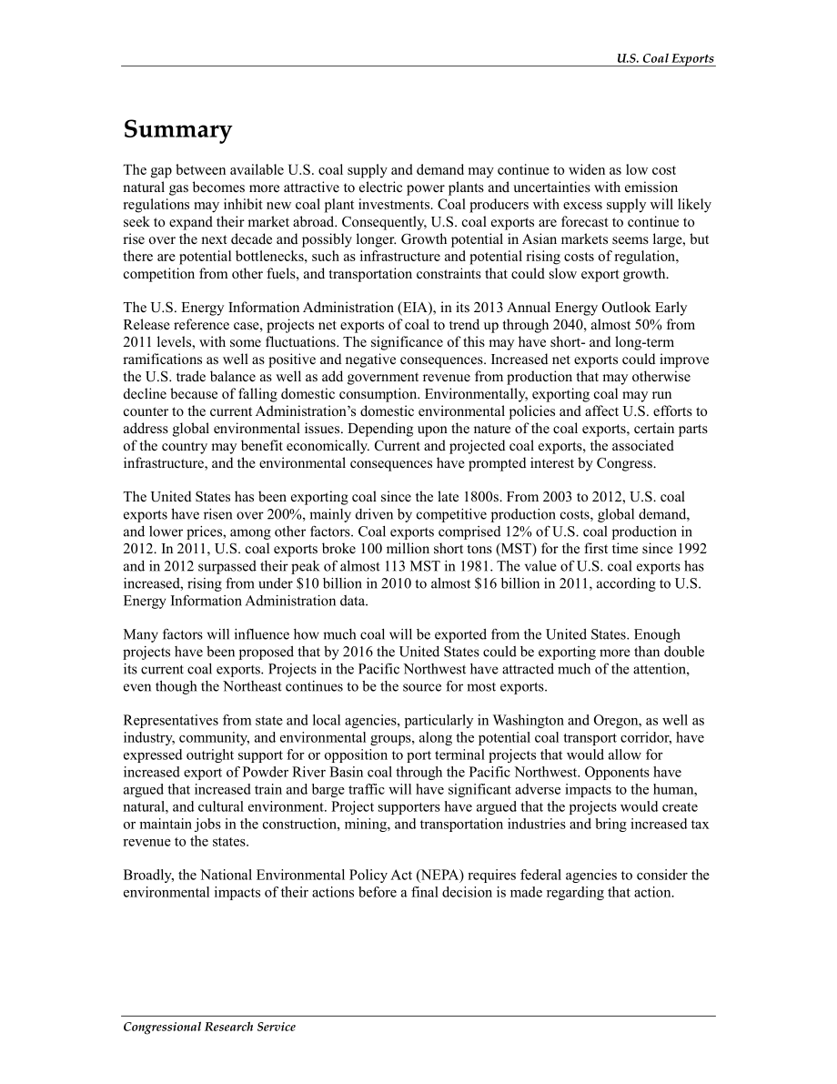 [20130821]R43198_美国煤炭出口.pdf_第2页