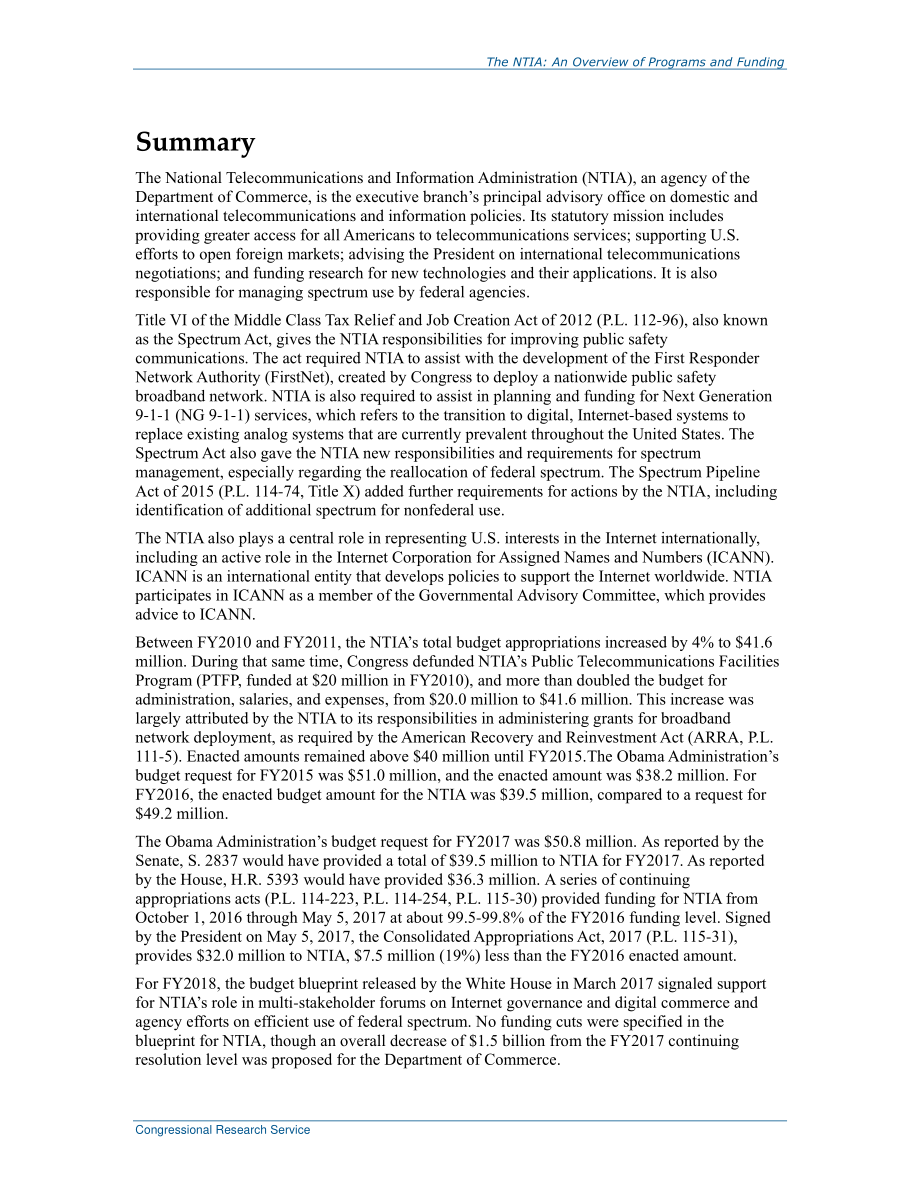 [20170519]R43866_国家电信和信息管理局（NTIA）：项目和资金概述.pdf_第2页
