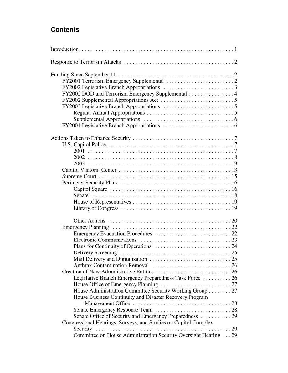 [20040203]RL30861_国会山安全：最近的行动和组织责任.pdf_第3页