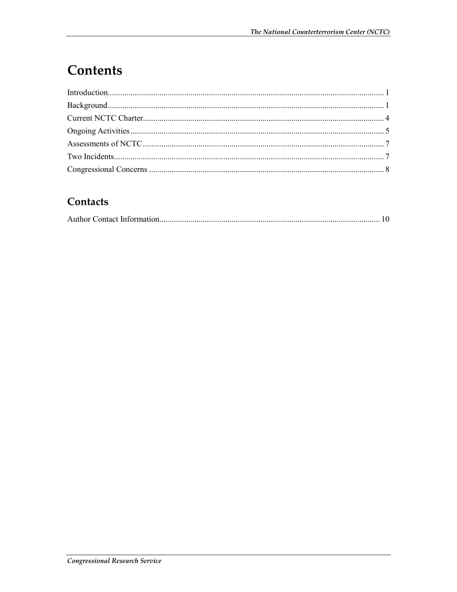 [20111219]R41022_国家反恐中心（NCTC）-职责和国会可能关注的问题 .pdf_第3页