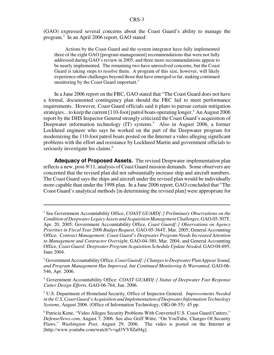 [20060906]RS21019_海岸警卫队深水计划：国会背景和议题.pdf_第3页