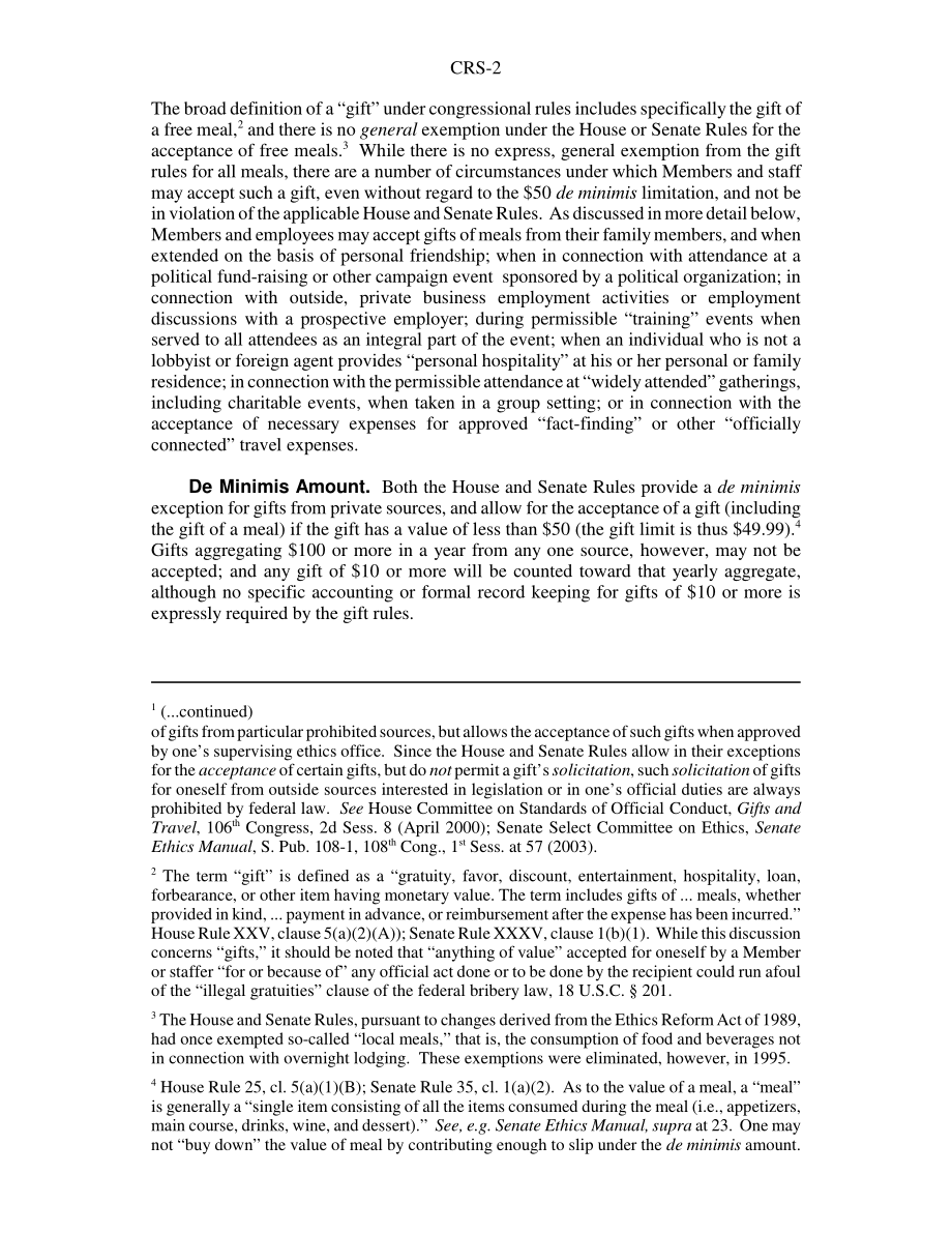 [20050826]RS22231_国会议员接受赠送的免费餐食.pdf_第2页