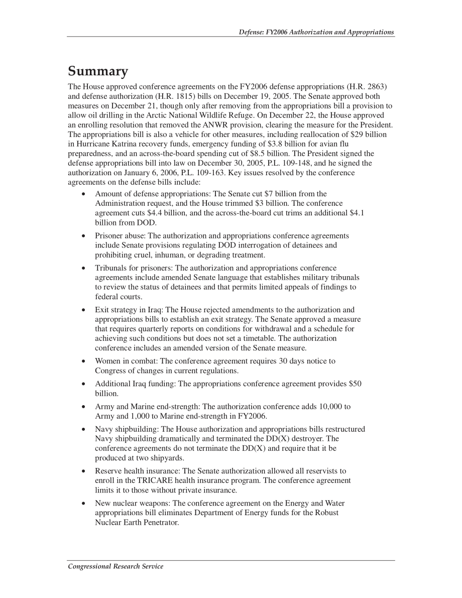 [20060120]RL32924_辩护：2006财年授权和拨款.pdf_第2页