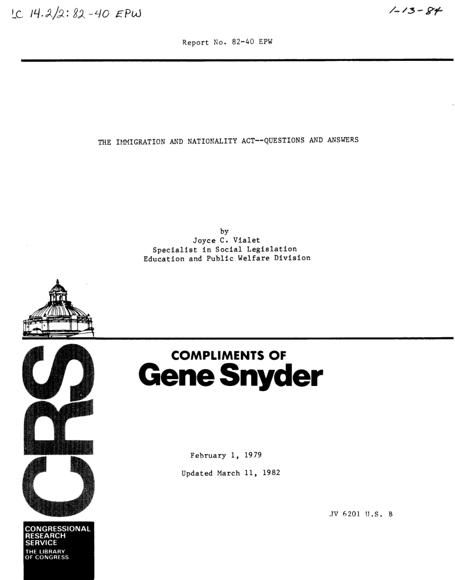[19820311]82-40EPW_《移民和国籍法》：问题和答案.pdf_第1页