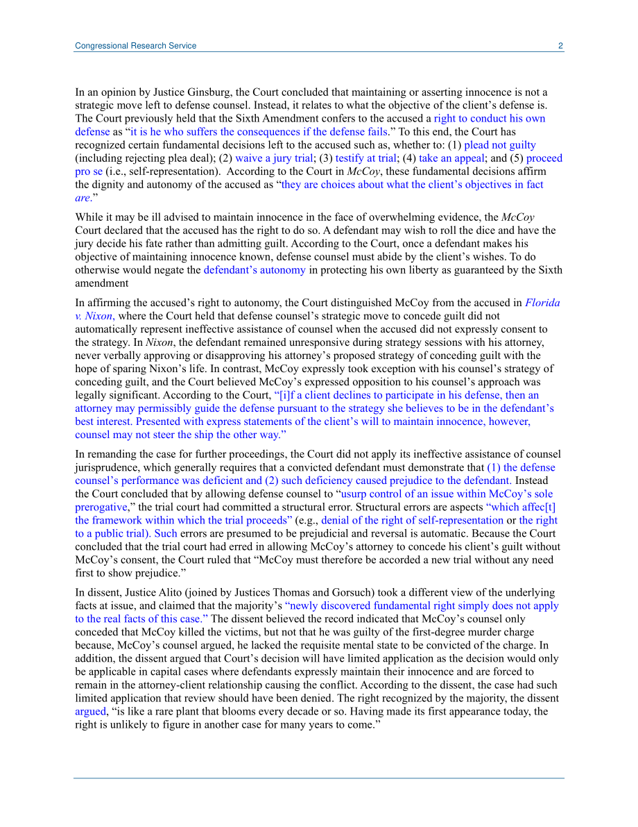 [20180604]LSB10143_刑事被告人第六修正案中的无罪自主权.pdf_第2页