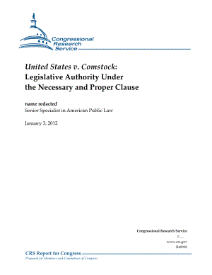 [20120103]R40958_美国诉Comstock：必要和适当条款下的立法权限.pdf