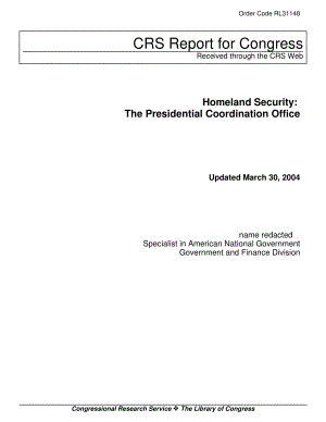 [20040330]RL31148_国土安全部：总统协调办公室.pdf