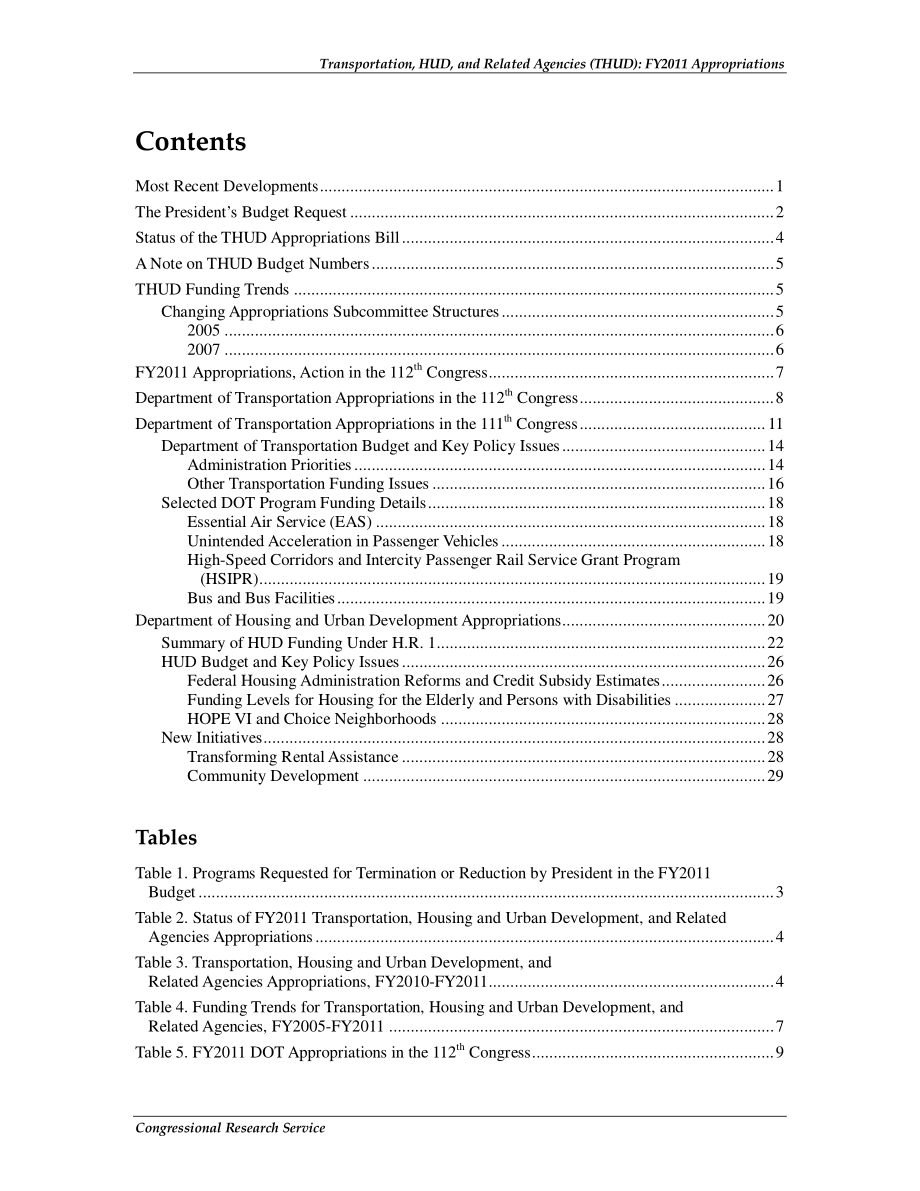 [20110407]R41492_交通、住房和城市发展及相关机构（THUD）：2011财年拨款.pdf_第3页