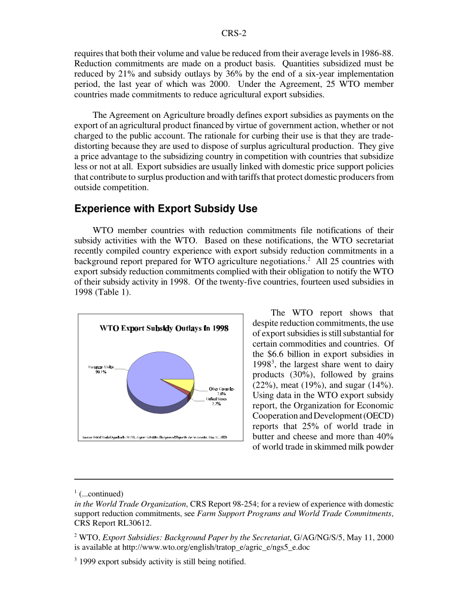 [20010327]RS20858_农业出口补贴、出口信贷和世界贸易组织.pdf_第2页