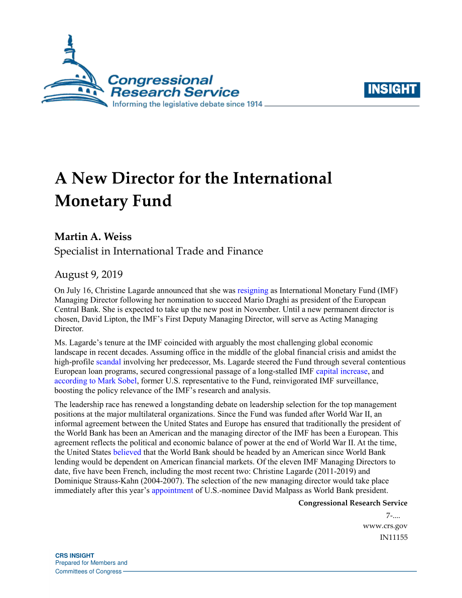 [20190809]IN11155_国际货币基金组织新任理事.pdf_第1页