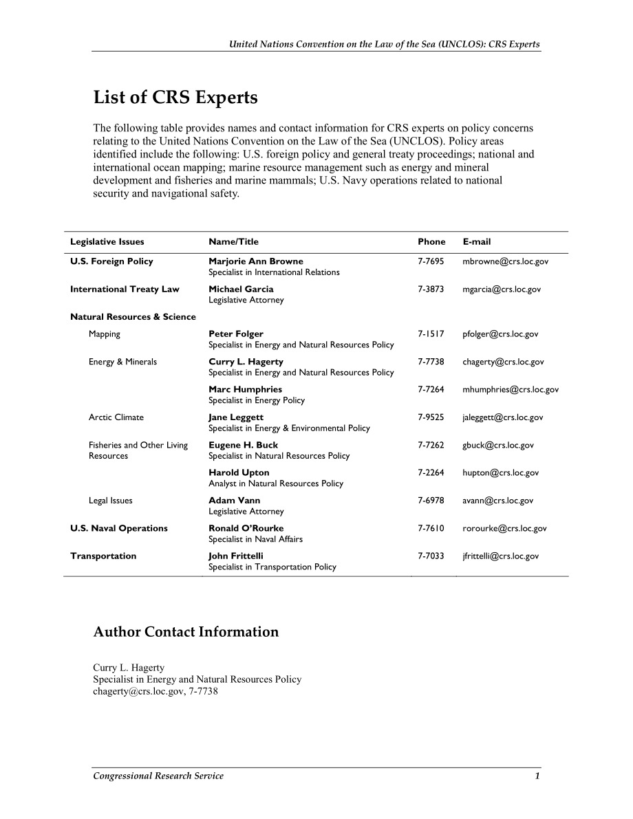 [20120522]R42541_联合国海洋法公约（海洋法公约）：CRS专家.pdf_第2页