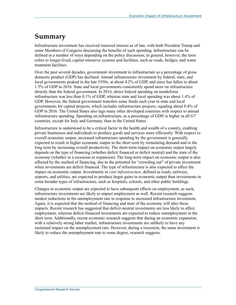 [20180124]R44896_基础设施投资的经济影响.pdf_第2页