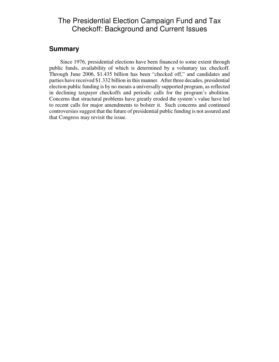 [20070110]RL32786_总统竞选资金和税务核对：背景和当前问题.pdf_第2页