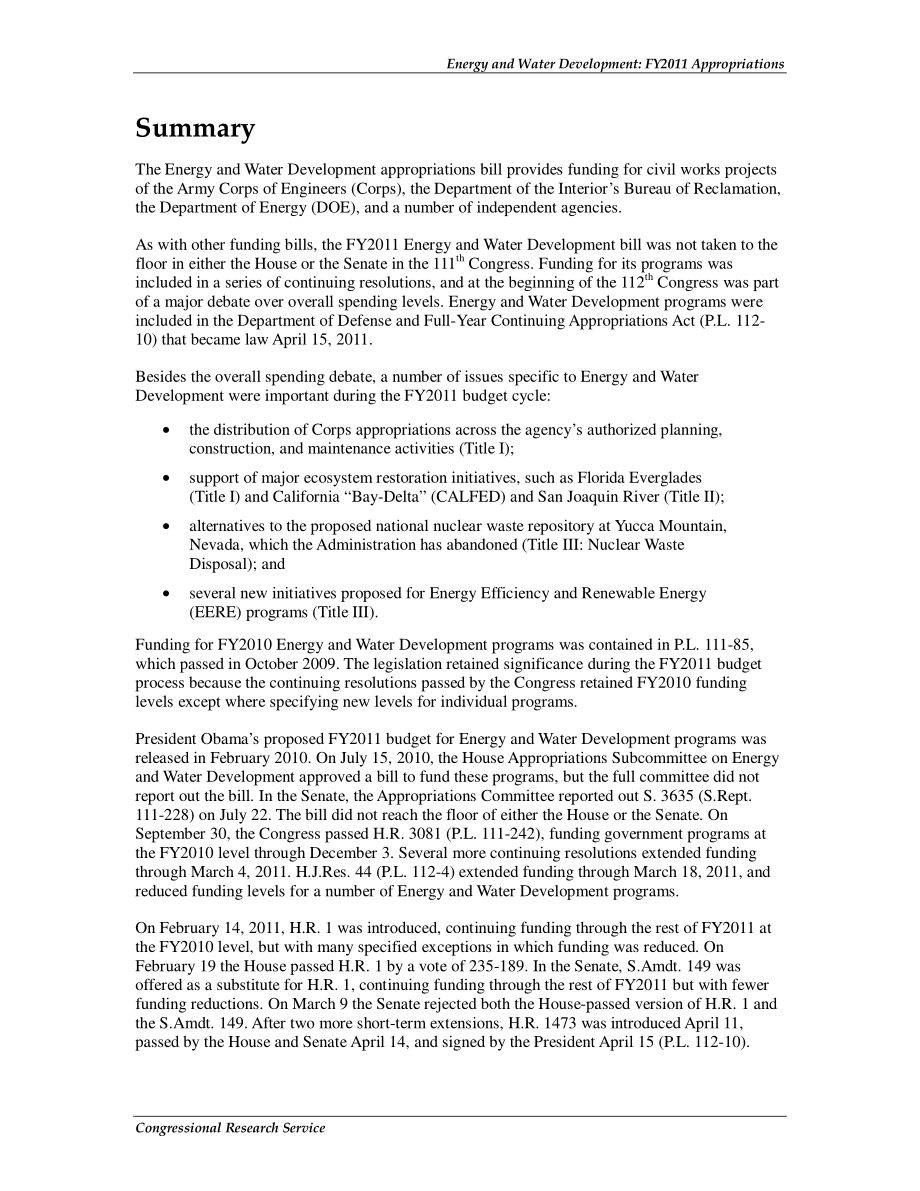 [20110511]R41150_能源和水资源开发：2011财年拨款.pdf_第2页