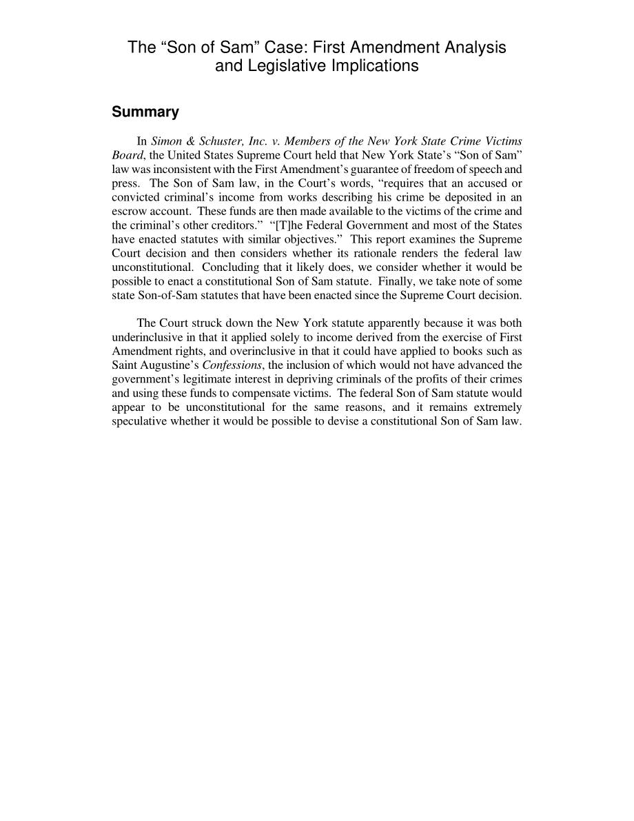 [20020227]92-56_“山姆之子”案：第一修正案分析和立法影响.pdf_第2页