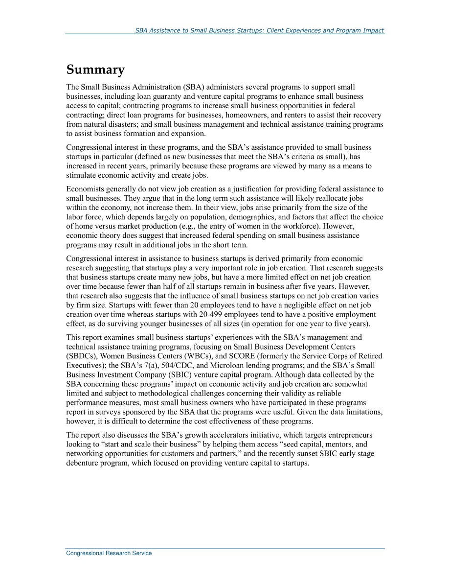 [20211215]R43083_SBA对小企业初创公司的援助：客户体验和项目影响.pdf_第2页