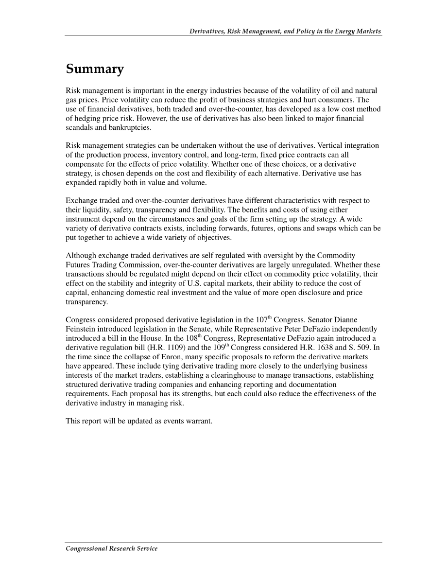 [20061211]RL31923_能源市场中的衍生品、风险管理和政策.pdf_第2页