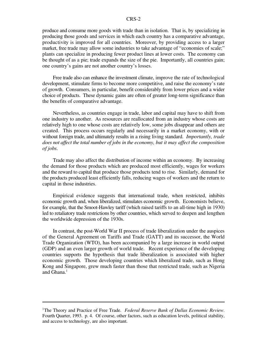 [19990610]RS20229_北美自由贸易协定：五年后对美国的经济影响.pdf_第2页