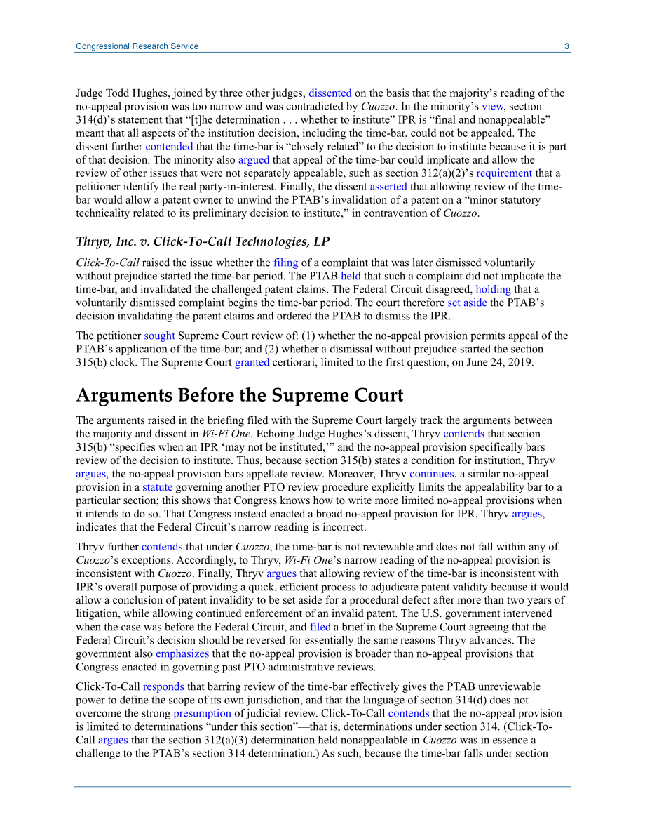 [20191204]LSB10374_最高法院将不处理专利异议的上诉条款.pdf_第3页