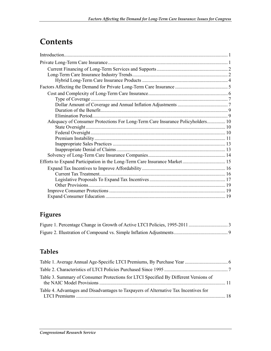 [20130116]R40601_影响长期护理保险需求的因素：国会议题.pdf_第3页
