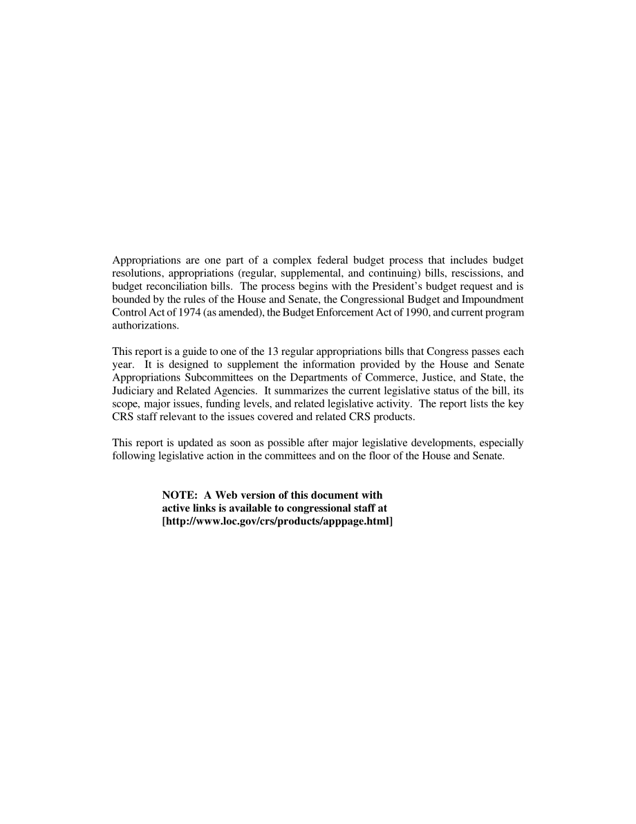 [20010126]RL30509_2001财年拨款：商业、司法、国家、司法和相关机构.pdf_第2页