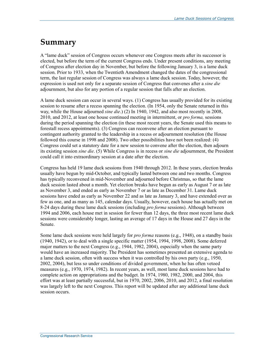 [20140919]RL33677_1935-2012年国会跛脚鸭会议（第74-112届国会）.pdf_第2页