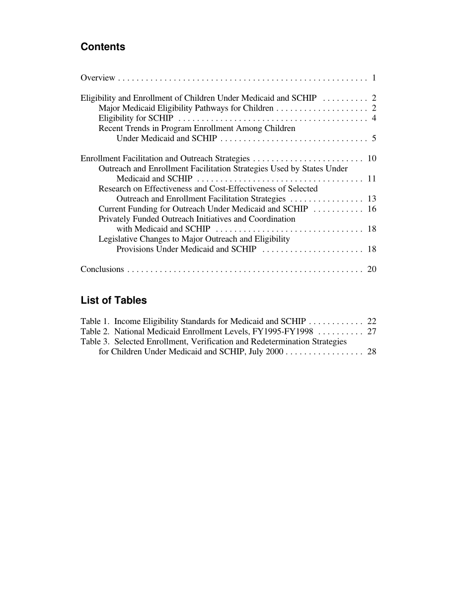[20010108]RL30556_帮助低收入、无保险的儿童：Are Medicaid and SCHIP Doing the Job？.pdf_第3页