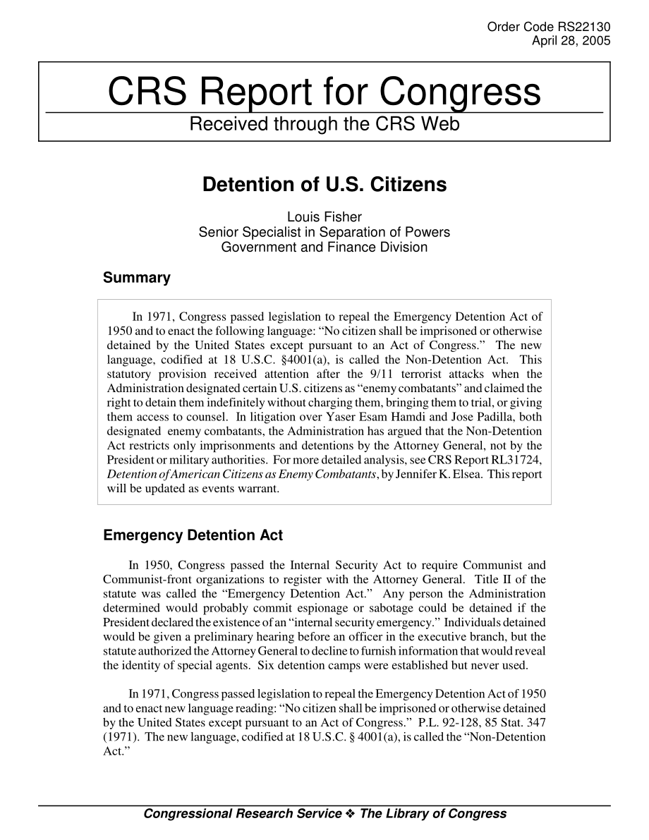 [20050428]RS22130_拘留美国公民.pdf_第1页