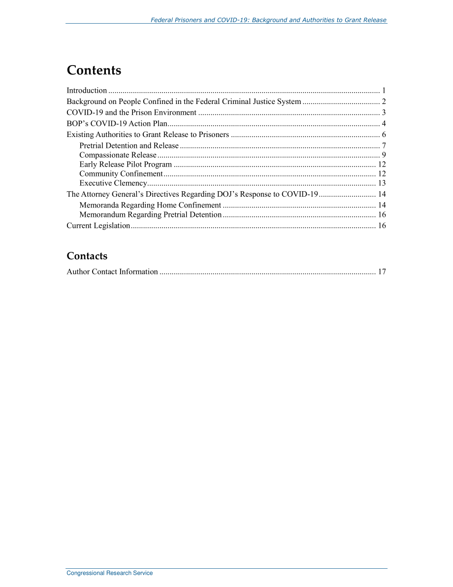 [20200423]R46297_联邦囚犯和新冠肺炎：背景和授权发布.pdf_第3页