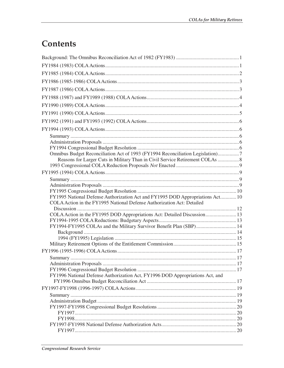 [20050103]98-223_军队退休人员COLAs：1982-2004年国会和行政部门行动摘要（1983-2005财年）.pdf_第3页