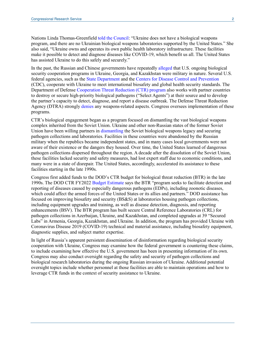 [20220311]IN11886_乌克兰的生物安全参与：美国合作与减少威胁计划 .pdf_第2页