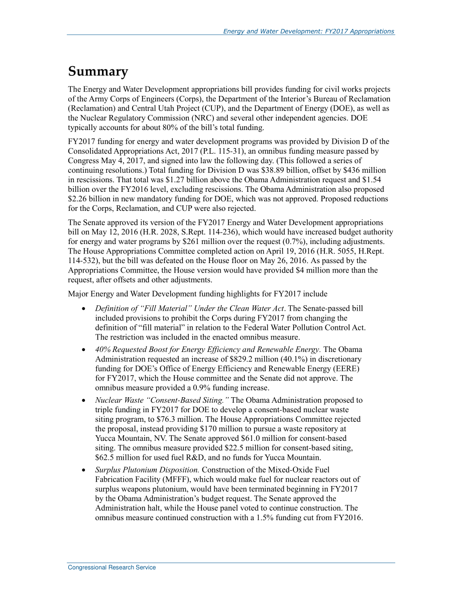 [20170623]R44465_能源和水资源开发：2017财年拨款.pdf_第2页
