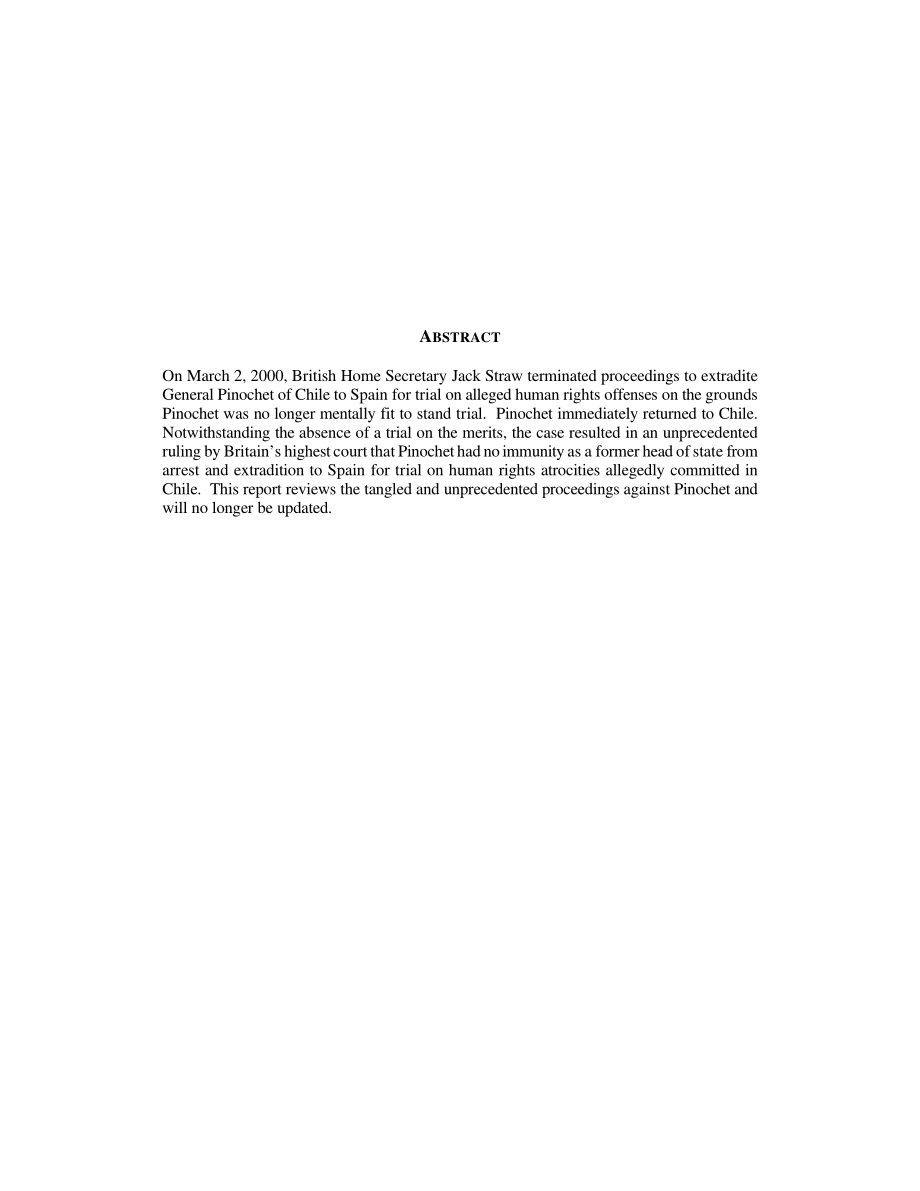 [20000303]RL30117_皮诺切特引渡案：选定的法律问题.pdf_第2页