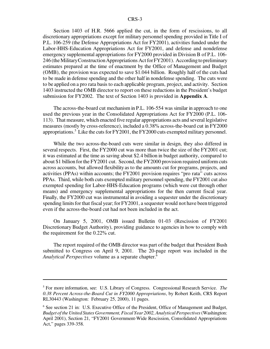 [20010531]RS20758_2001财年拨款全面削减0.22%.pdf_第3页