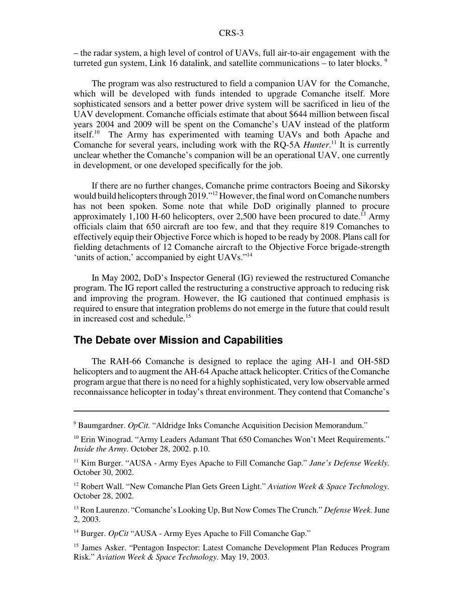 [20030702]RS20522_陆军航空：RAH-66科曼奇直升机问题.pdf_第3页