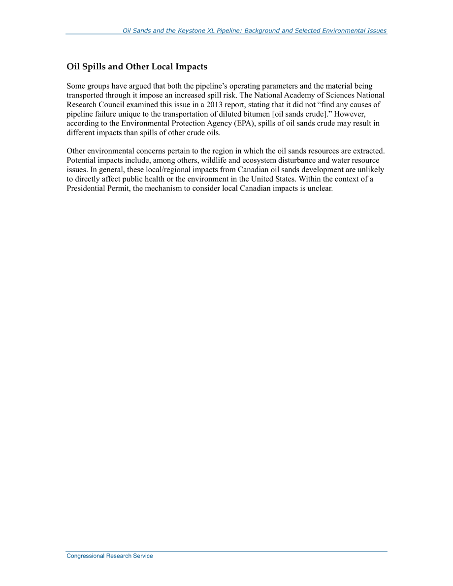 [20140414]R42611_油砂和Keystone XL管道：背景和选定的环境问题.pdf_第3页